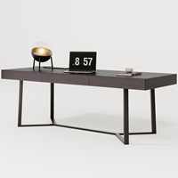 Meubles de table italiens de luxe modernes pour la maison, le bureau, le bureau informatique, la table d'écriture, nouveaux meubles de bureau décorés