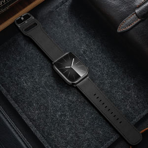 Bracelets de montre ultra intelligents pour <span class=keywords><strong>Apple</strong></span> <span class=keywords><strong>Watch</strong></span> Series 9 8 <span class=keywords><strong>7</strong></span> 6 Bracelets en cuir véritable en tailles 49mm <span class=keywords><strong>45mm</strong></span> 44mm 42mm Qualité professionnelle supérieure - Product Image 6