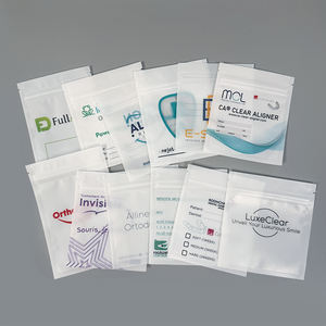 Klarer Aligner-Verpackungsbeutel mit individuellem Aufdruck, Reißverschluss, kieferorthopädischer Sachet, 3-Seiten-Siegel, Druckverschluss, Zahn-Aligner-Beutel - Product Image 6