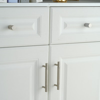 Café antique de luxe argent noir or solide armoires de cuisine en laiton moleté poignées et boutons de meubles poignées de tiroir pour armoire