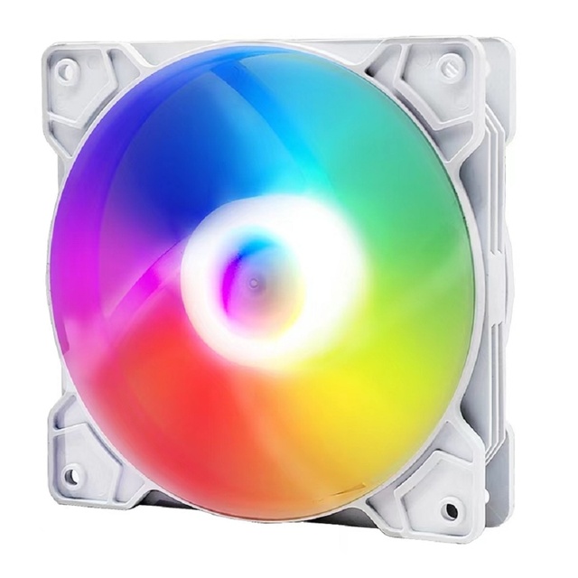 RX-1201 ARGB LED Light PC Fan with PWM Remote Control Aluminum Air Cooler & CPU Radiator for PC & Computer Heat Dissipation Case