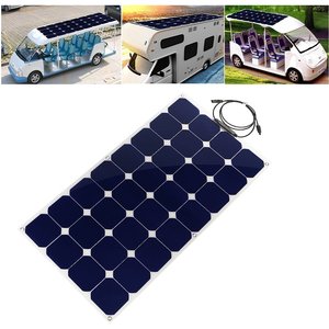 Ahorro de <span class=keywords><strong>electricidad</strong></span> generación de potencia Solar componente 100 W Mini Panel Solar Flexible para vehículos - Product Image 1
