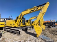 Excavadora de cadenas Komatsu PC120-8 de 12 toneladas, usada, original de Japón, de alta calidad para movimiento de tierras y construcción, con motor y bomba, pocas horas de trabajo.