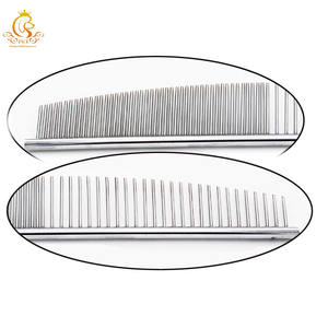 Peine <span class=keywords><strong>de</strong></span> cara <span class=keywords><strong>de</strong></span> luna <span class=keywords><strong>de</strong></span> acero inoxidable para mascotas, peine para <span class=keywords><strong>perros</strong></span>, precio <span class=keywords><strong>de</strong></span> fábrica, EUR PET - Product Image 2