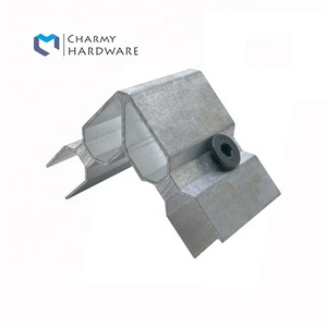 Conector de Herrajes para Ventanas y Puertas de Esquina de Perfil de Aluminio Moderno de Alta Calidad con Instalación de Tornillos <span class=keywords><strong>Charmy</strong></span> C001 para Ventana Corredera - Product Image 1