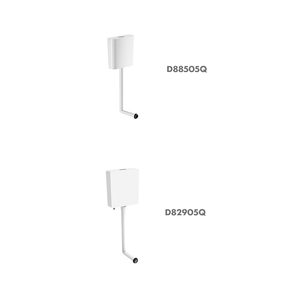 DongPeng Réservoir de chasse d'eau moderne à double engrenage 31 mm, corps épais en ABS, économie d'eau, toilettes à la turque, nettoyage facile, grand diamètre de sortie d'eau - Product Image 1