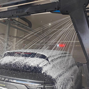 Équipement de lavage de voiture électrique entièrement automatique en acier inoxydable 380V/2200W Lavage rapide Contrôle PLC Recyclage de l'eau Machine sans contact - Product Image 6