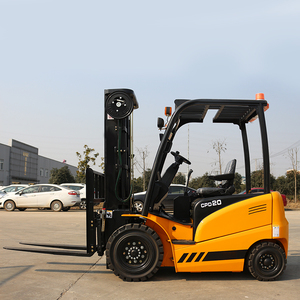 Truk garpu listrik, truk angkat garpu elektrik baru 2 Ton kekuatan baterai 2000kg untuk dijual - Product Image 1