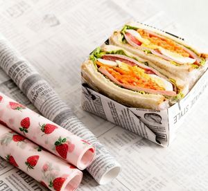 Wholesale PE Coated Greaseproof <b>Wrapping</b> <b>Paper</b> Sandwich Burger Bread <b>Wrapping</b> <b>Paper</b> <b>Sheets</b> With Your Logo - Product Image 5