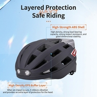 Casque de vélo intelligent CE pour adultes, casque de cyclisme urbain avec clignotants pour la conduite quotidienne, casque de sécurité