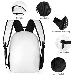 Conjunto <span class=keywords><strong>de</strong></span> Mochila <span class=keywords><strong>de</strong></span> Tres Piezas Geométrica Azul Claro con Cierre, Impermeable, <span class=keywords><strong>para</strong></span> Niños, con Lonchera Refrigerante a Juego, Impresión Personalizada - Product Image 3