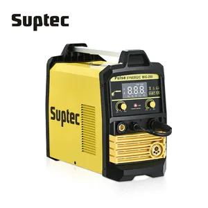 SUPTEC aluminium synergic single phase 200 mig welder with lcd