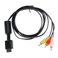 Câble vidéo-audio RCA AV composant HD 1.8M 6FT pour SONY Playstation 2 3 PS2 PS3 jeu mince HDTV Audio vidéo 5 ligne de cordon RCA