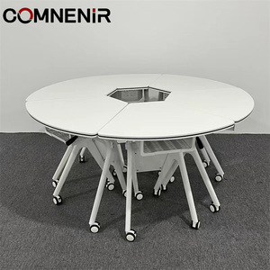 Moderno ufficio e mobili per la scuola all'ingrosso pieghevole da tavolo per riunioni componibile moderna sala conferenze - Product Image 2