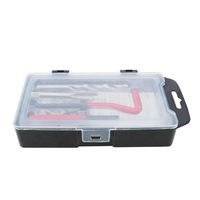 Kit de réparation de filetage automobile avec tarauds et filières pour trous filetés de bougies d'allumage - Outil de filetage 15/25 pièces