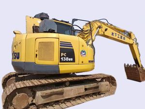 Excavadora Usada Komatsu PC130us-8 13T |   Máquina Excavadora de Segunda Mano Original de Japón con Pocas Horas de Uso en Venta - Product Image 2