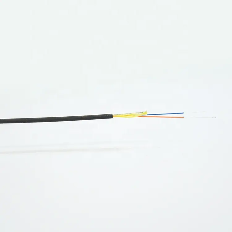 Huamai Fiber optic cable outdoor drop wire 1/2/4/6 cores  G652D/G657A PVC/LSZH FTTH