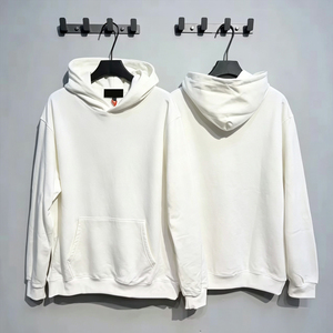 เสื้อฮู้ดดี้โอเวอร์ไซส์ผ้าฝ้ายหนานุ่ม 100% สไตล์สตรีทแวร์สำหรับผู้ชาย เสื้อผ้าขายส่งสำหรับฤดูหนาว เสื้อฮู้ดดี้และเสื้อสเวตเชิร์ต - Product Image 5