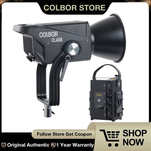 Luz de Video LED Bicolor Colbor Cl600 de 600ws, Súper Brillante 2700k-6500k, Lámpara Fotográfica Portátil de Aluminio con Control por Aplicación - Product Image 3