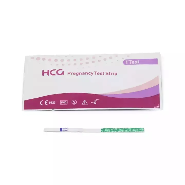 Ready to Ship One Step Hcg Pregnancy Urine Card Colloidal Gold Pregnancy Test