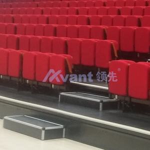 Авангардные спортивные моторизованные и ручные выдвижные трибуны со складными сиденьями, экономия места для сидений для театров, школ и тренажерных залов - Product Image 6