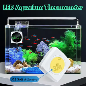 Nieuwe Aquarium Zelfklevende Thermometer Lcd Digitale Aquarium Mini Thermometers Grote Scherm Monitor Terrarium Temperatuur Meter - Product Image 6
