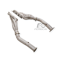 Colectores de escape de acero inoxidable de longitud igualada con tubo de prueba para Dodge RAM 1500 TRX 6.2T, tubos de escape aislados para mejora de potencia