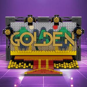 ชุดตัวต่อพลาสติก ABS รุ่นใหม่ Golden Stage ชุด DIY ของเล่นตัวต่อ MOC สำหรับเด็กอายุ 14 ปีขึ้นไป รุ่น MOC1669 - Product Image 2