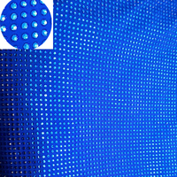 Nouveau Tissu en Maille Strassé Extensible avec Strass, Tissu Diamant Haute Densité pour Robe de Danse