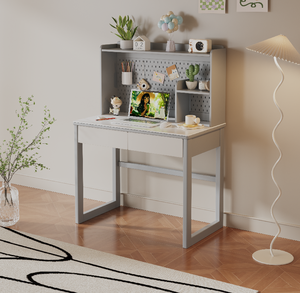 <span class=keywords><strong>Bureau</strong></span> d'étude en bois grande capacité avec étagère perforée et tiroirs, <span class=keywords><strong>bureau</strong></span> <span class=keywords><strong>informatique</strong></span> <span class=keywords><strong>multi</strong></span>-rangements et peu encombrant pour étudiants - Product Image 6