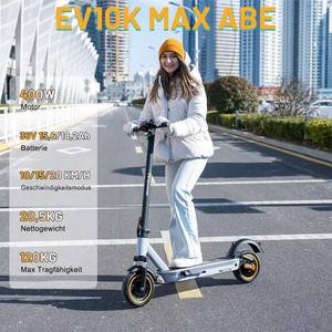 Entrepôt européen <span class=keywords><strong>Trottinette</strong></span> électrique pliable EV10K MAX ABE pour adultes, <span class=keywords><strong>trottinette</strong></span> électrique avec une portée de 55km, 400W, 20 km/h - Product Image 2