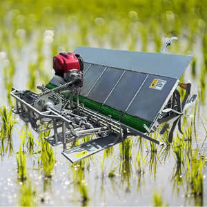 Sembradora trasplantadora de arroz de seis ruedas, máquina de plantas de alta velocidad para una granja eficiente, campo de arroz, plantación de arroz - Product Image 1