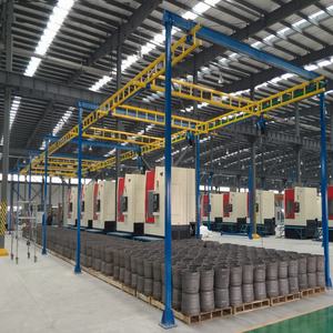 TXK 2 tonnes Grue de pont KBK légère à faisceau unique montée au plafond avec palan à chaîne électrique manuel - Product Image 6