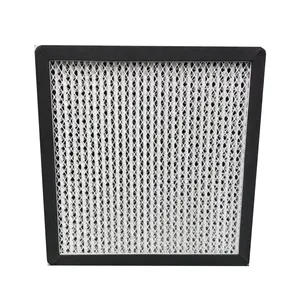 Trọng lượng nhẹ kích thước tiêu chuẩn 24x24x6 inch separator loại xếp li Bộ lọc không khí H13 HEPA lọc