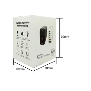 Wholesale Price 120W Dual PD Type-C USB Multi Port Charger Smart Charging For All SmartPhones