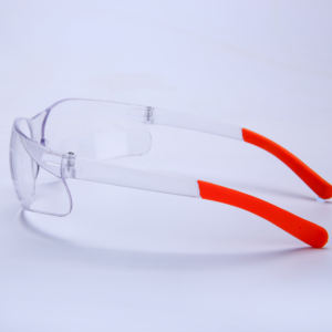 Vente d'usine lunettes de sécurité transparentes CE approuvé EN166 Protection des yeux avec cadre en nylon PC anti-buée et lentille en polycarbonate - Product Image 3