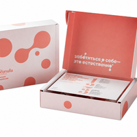 Inserts en carton ondulé mat laminé flexographique avec doublure en éponge pour emballage rigide, boîte pliable pour ustensiles de cuisine personnalisés