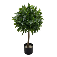 72cm hochwertige künstliche Lorbeer Bay Tree künstliche Pflanze Faux Bonsai Tree künstlicher Baum für Innendekoration