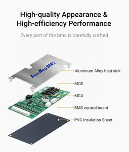 लिथियम आयन लाइफ 4 बैटरी bms 5a 10a 15a 20a 25a 36v 48 9s 10 11s 12s 13s 14s 15s लिथियम आयन लाइफ लाइफ 4 बैटरी बीएमएस