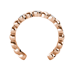 Moda Hiphop regolabile aperto impreziosito da cristalli <span class=keywords><strong>Swarovski</strong></span> <span class=keywords><strong>anelli</strong></span> di <span class=keywords><strong>diamanti</strong></span> per donne che indossano quotidianamente accessori gioielli - Product Image 3