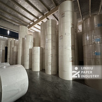 Rouleau de gobelets en papier de qualité alimentaire, personnalisable, recyclable, imperméable, enduit de PE, pour applications d'impression flexographique et d'emballage