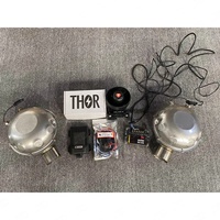 Amplificateur de son d'échappement électronique universel pour voiture Pro avec deux kits de haut-parleurs + contrôle par smartphone via l'application Thor + Tweeter