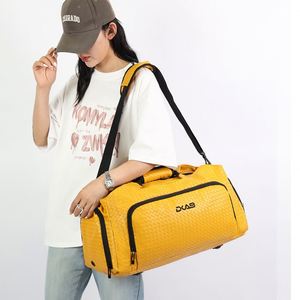 High Quality PU Leather Luggage Bag Waterproof Large Capacity <b>Storage</b> Bag Outdoor Business Travel Bags for Men - Product Image 3