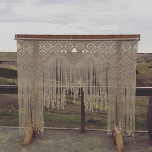 Boho <span class=keywords><strong>Chic</strong></span> arc en macramé et toile de fond de mariage décor de corde de coton pour la maison ou le mariage tissé à la main <span class=keywords><strong>Chic</strong></span> Style bohème - Product Image 2