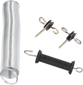 Fence Gate Kit Agricultural Fencing Plastic 5 Meters Animal <b>Spring</b> Hardware <b>Door</b> Accessory Handle Insulated Nail L1 Plastic Post - Product Image 6