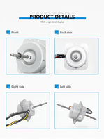 Mini ventilateur de climatiseur de moteur de condensateur antidéflagrant monophasé 240V DC 50/60Hz modèle 49tyj pour les systèmes de condenseur HVAC