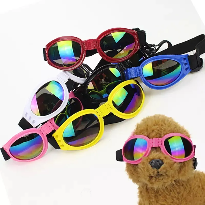 Foldable Pet Dog Glasses Medium Large Dog Pet Glasses Pet Eyewear Waterproof Dog Protection UV Sunglasses