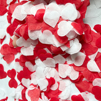 Confettis en papier biodégradable personnalisés en vrac de 1 kg, en forme de cercle, de cœur et d'étoile, pour mariage, anniversaire, fête, baby shower, Saint-Valentin, mariée