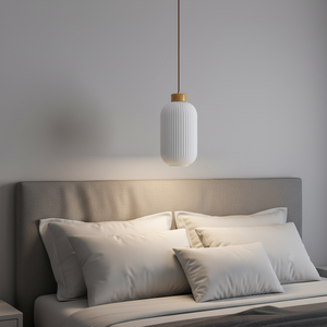 Lustre de restaurant japonais de style zen ancien, <span class=keywords><strong>lampe</strong></span> de <span class=keywords><strong>chevet</strong></span> en verre avec <span class=keywords><strong>suspension</strong></span> LED pour les chambres tatami et les hôtels - Product Image 5