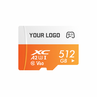 Carte SD en plastique 512 Go en stock à prix d'usine, TF Classe 10, stockage fiable pour smartphones, appareils photo numériques, tablettes, appareils portables